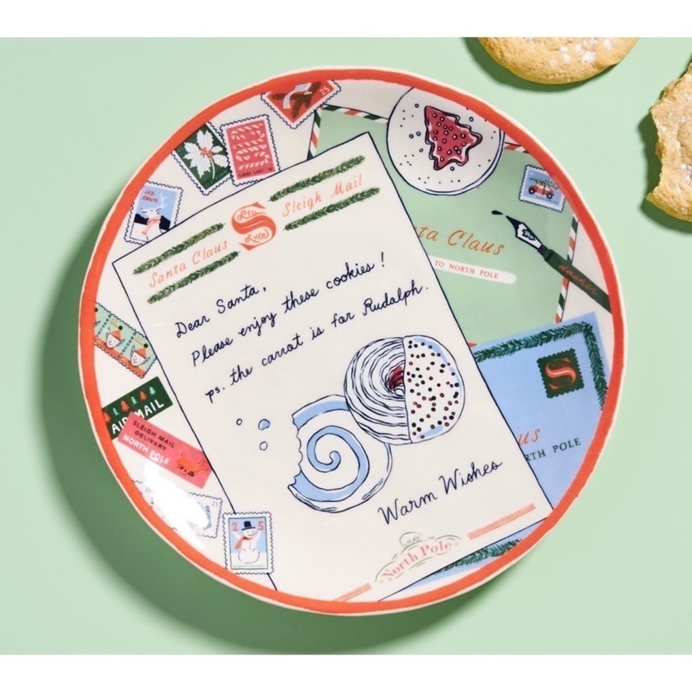 NEW ANTHROPOLOGIE GEORGE & VIV Dessert Plates Set of 4